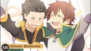 Download lagu Drunk Kazuma and Subaru sing Chiisana Boukensha