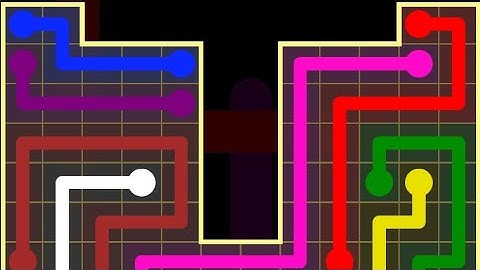 Flow Free solutions. Inkblot Pack. Level 31-60. My Gaming Town.