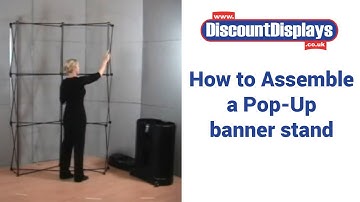 How to Assemble a Pop-Up Stand | Discount Displays
