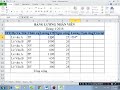 Cách tạo bảng tính và các phép tính cơ bản trong Excel