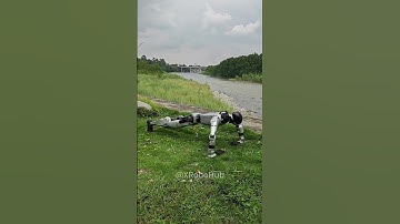 💪 Push-Up Battle: Can You Defeat This #unitree #humanoid Robot? #embodiedai  #ai  #challenge