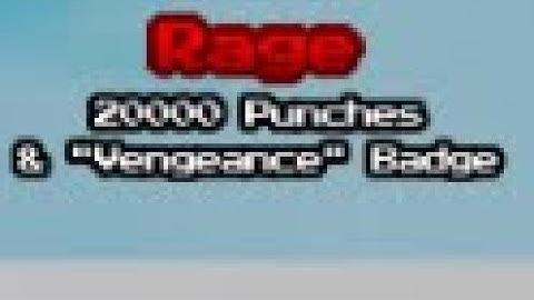 How to get Vengeance badge + Rage ability in Ability Wars!