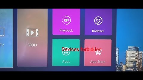 Devices Forbidden error on Superbox S6pro