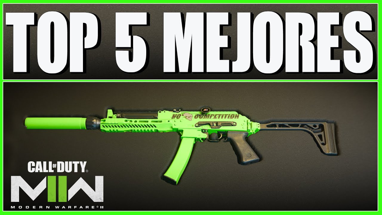 TOP #5 MEJORES ARMAS DE MULTIJUGADOR MW2 / CLASE META ABSOLUTO - YouTube