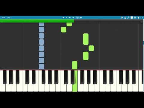 三原色　やさしいピアノ（Synthesia）ハ長調