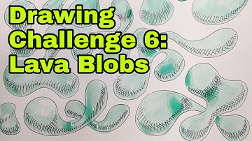 Drawing Challenge 6: Lava Blobs - theartproject - March 30, 2020 chad brown