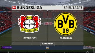 Bayer 04 Leverkusen : Borussia Dortmund 17. Spieltag ⚽ FIFA 21 Bundesliga 🏆 Gameplay Deutsch by FIFA 21 News, Online Bundesliga und FUT 21 655 views 3 years ago 14 minutes, 15 seconds