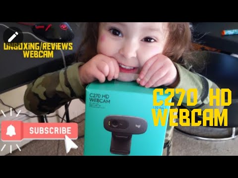 C270 HD Webcam Logitech Unboxing/Review