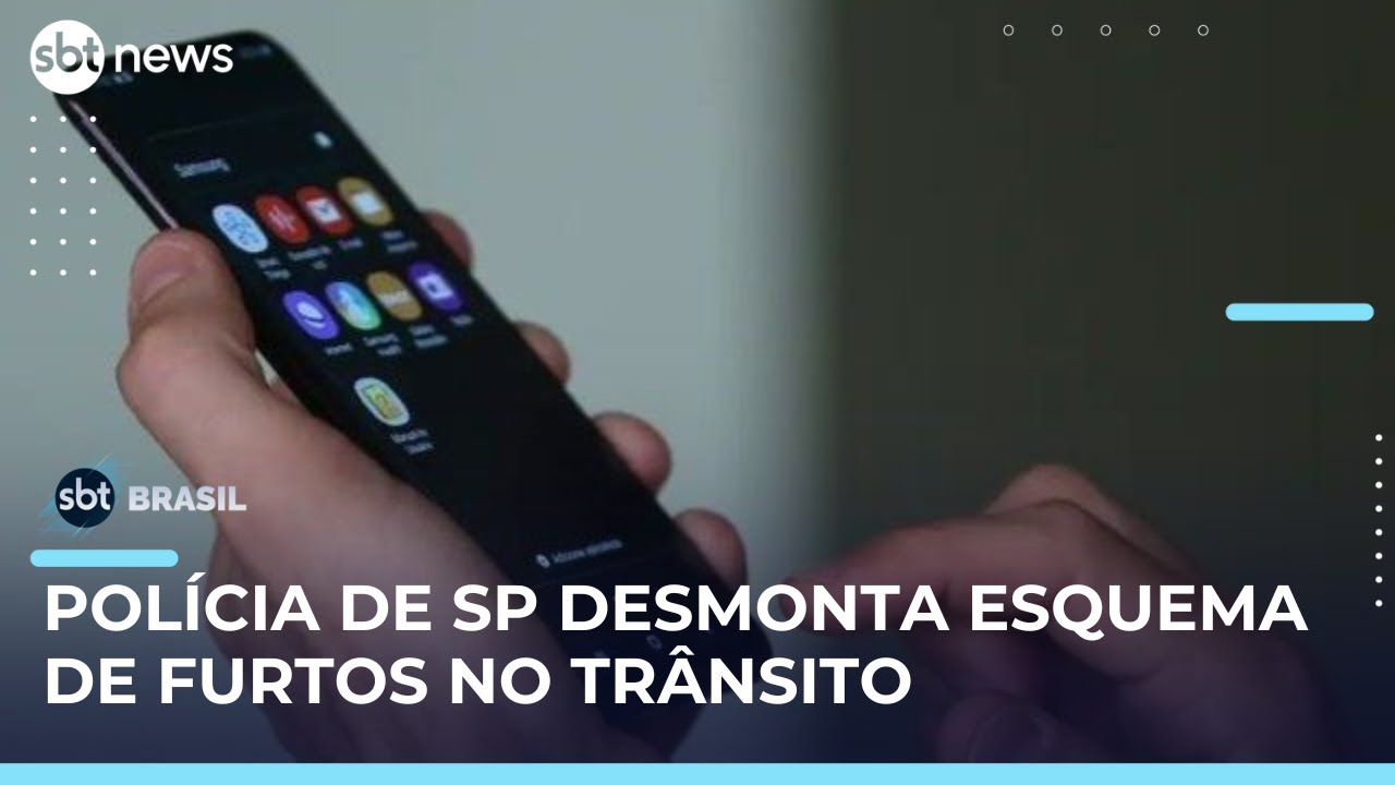 Quadrilha que furtava celulares no trânsito é desarticulada em São Paulo | #SBTBrasil