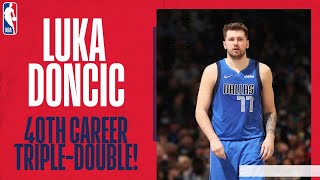 🪄 LUKA MAGIC as Doncic records 40th CAREER TRIPLE DOUBLE in win over Memphis | HIGHLIGHTS 🎥