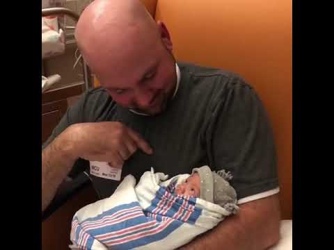 Deaf Father Speaks to Newborn Baby in Sign Language