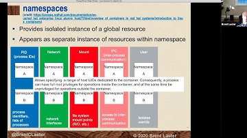 Containers in Depth – Understanding how containers work to better work with them - Brent Laster