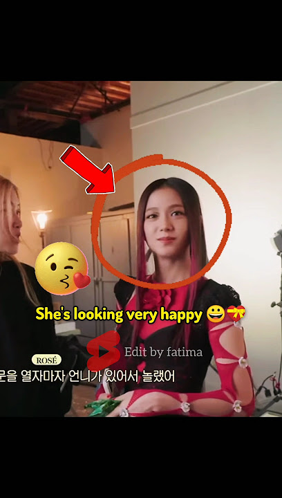 Jisoo is very happy to see Rosé 😘🥰 #blackpink #jisoo #rose #youtubeshorts #100kviews #viralvideo