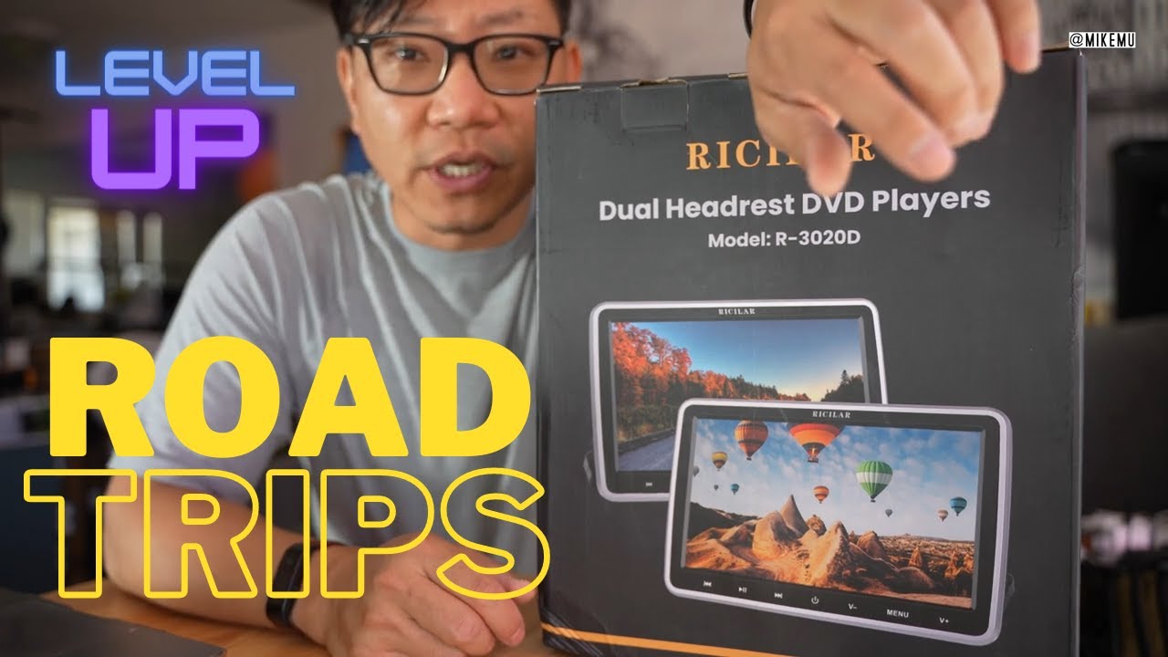 RICILAR Dual DVD Player for the Car Unboxing and (Extensive) 1st  Impressions Review