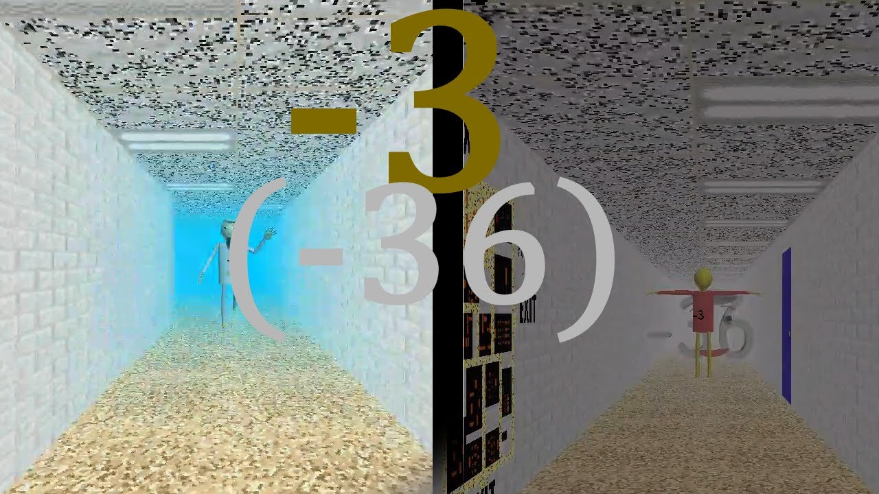 MINUS THREE - [Baldi's Basics Mod]