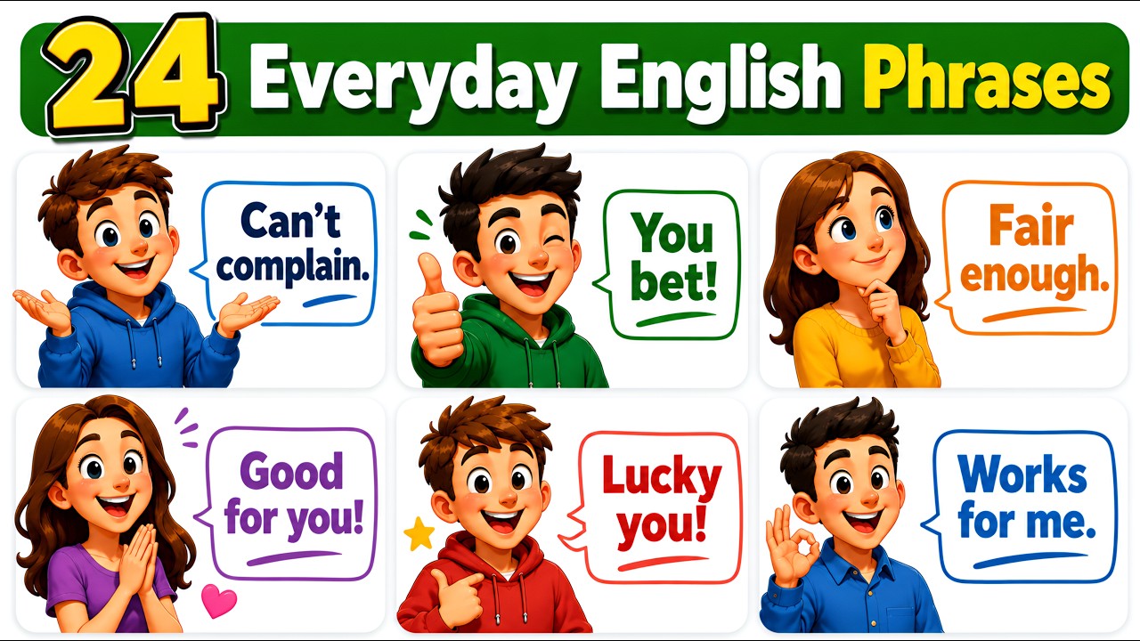 24 Everyday English Phrases for Daily Conversations