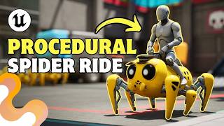 I Put Manny on a PROCEDURAL Animated SPIDER | FULL Tutorial | Unreal Engine 5.8
