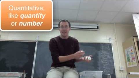 Qualitative vs. Quantitative Data