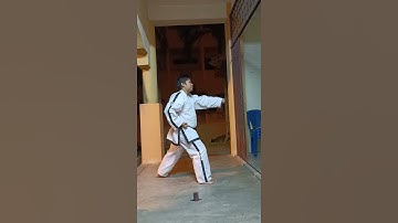 Walking Stance Spot Reverse Punch