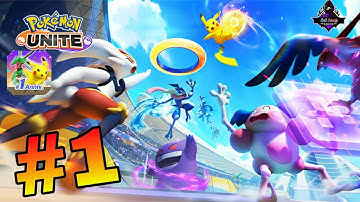 ( iOS , Android ) Pokemon Unite Mobile -Gameplay Walkthrough Part 1-Tutorial and Pikachu Evil Sandy.