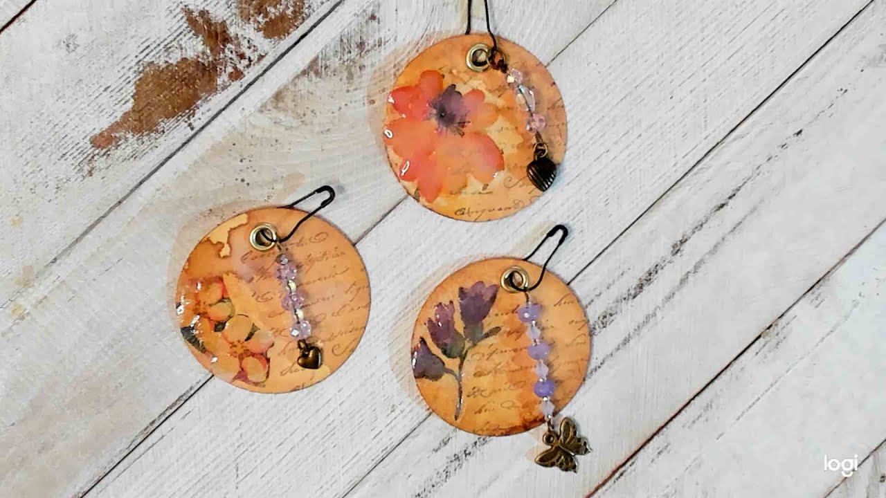 Junk Journal Circle  Embellishments