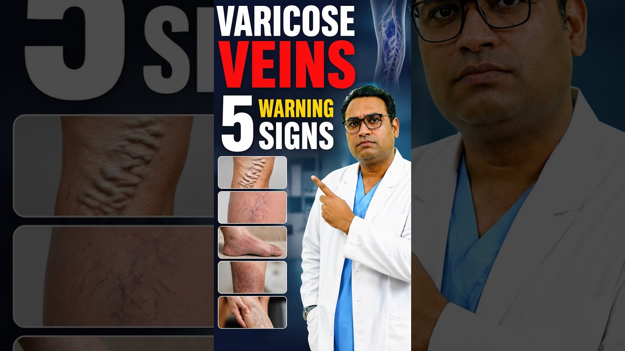 Varicose Veins Warning Signs in Hindi | Leg pain and swelling causes