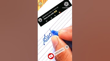 SIDDHI 👄💘👄 Beautiful Name In Cursive Writing | Cursive writing Video #yourmean #shorts