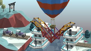 Poly Bridge [Ep 22]: When bridges fold (6-4, 6-5, 6-6)