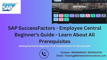 SAP SuccessFactors: Getting Started for Beginners | Full Implementation & Training Guide #sap