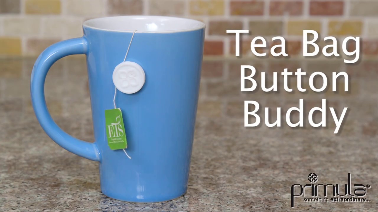 Primula Tea Bag Button Buddy - Tea Bag String Holder 