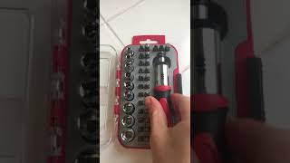 37 Piece Ratcheting Screwdriver Set ‘How To’