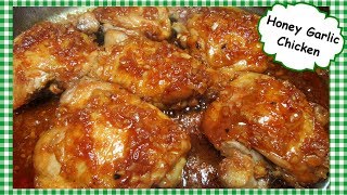 Honey Garlic Glazed Chicken Thighs ~ Cooking Chicken on Stove Top