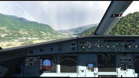 Microsoft Flight Simulator 2020 Paro Airport Landing. Most Dangerous Airport in the World.