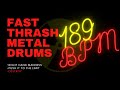 Thrash metal drum track 68 189 bpm part 2