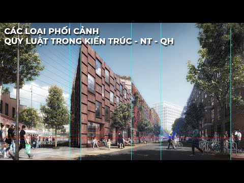 ✅ 3 loại phối cảnh thường gặp trong kiến trúc, nội thất, quy hoạch  | Photoshop kiến trúc