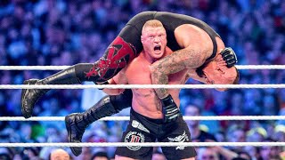 Undertaker rises from a coffin to attack Brock Lesnar | Casket Match WrestleMania | WWE2K24