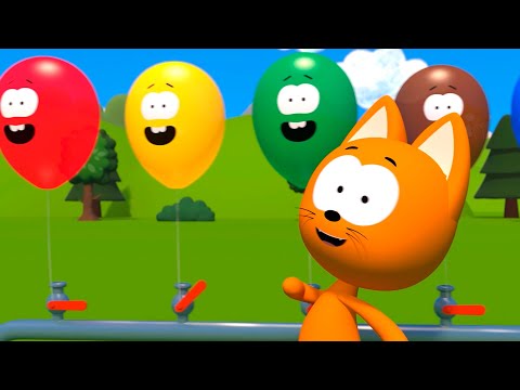 Learn Colors with Balloons Game - Kote Kitty Meow Meow Games for Kids