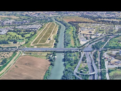 Drizzagno (Canale di Mezzocammino) - Clip sorvolo 3D