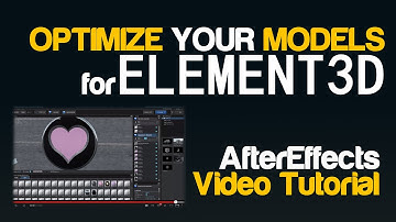 Tutorial Optimize your 3d Models for Element