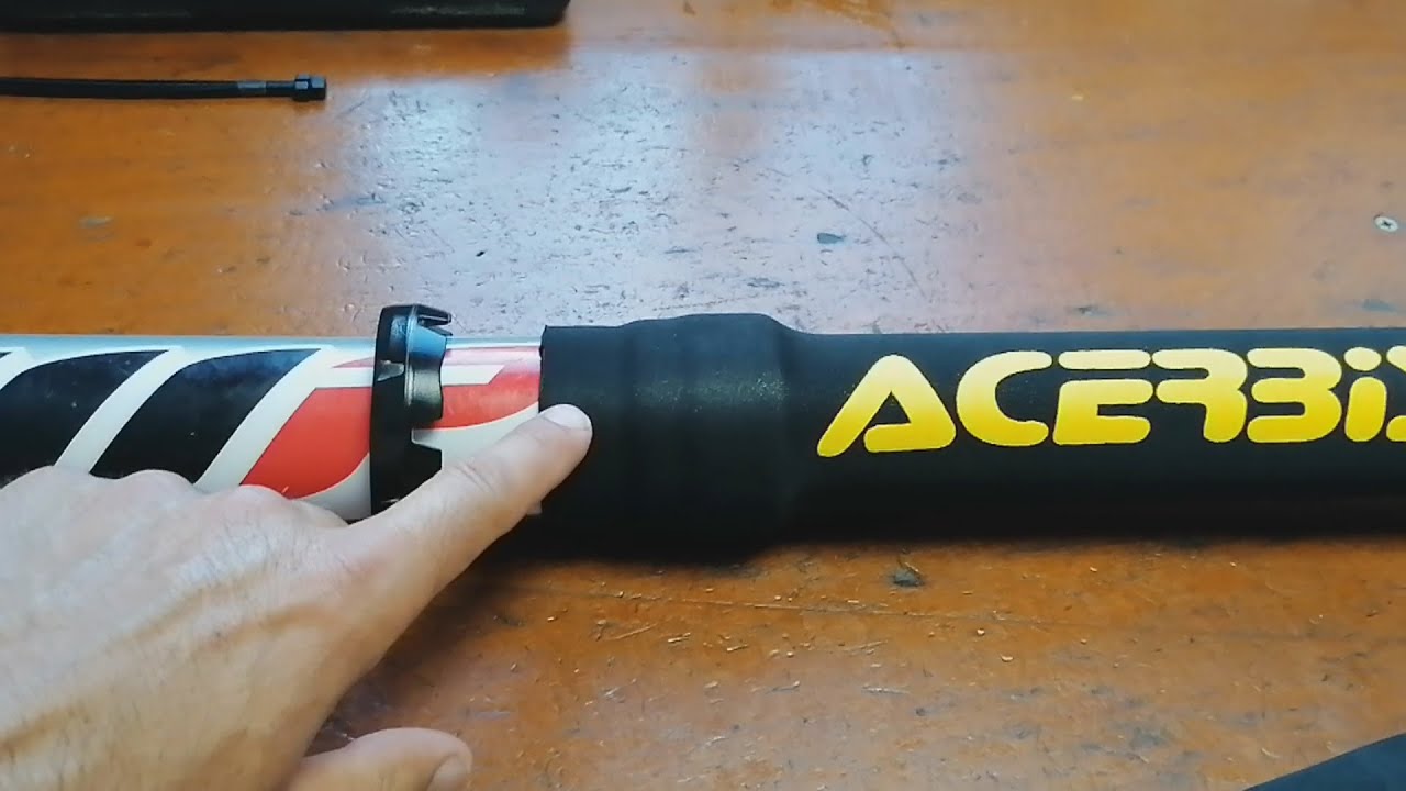 How to instal Fork Socks protection on Dirt Bike ? YouTube