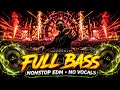 🔥 FULL BASS EDM MIX | Bass Boosted | No Vocals