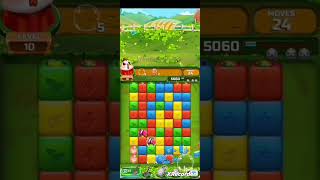 Fruit Funny Blocks: farm cubes -  match color sort brick pop break puzzle game - Level 10 gameplay screenshot 1