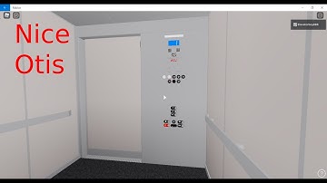 Nice Otis series 2 hydraulic elevator @ cortex elevator testing - Roblox