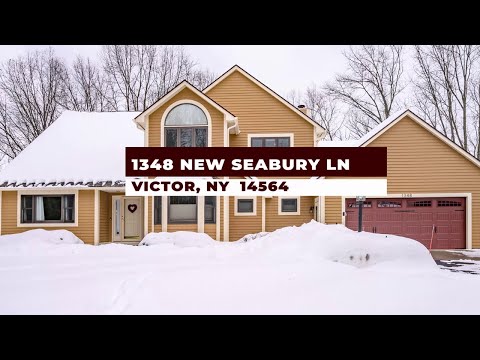 1348 New Seabury Lane, Victor, NY home video tour