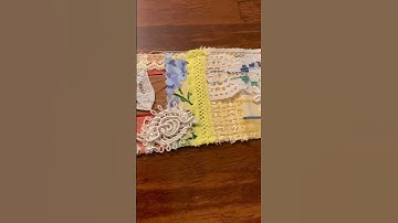 Let’s start with a snippet roll! #junkjournal #fabric #snippet #roll