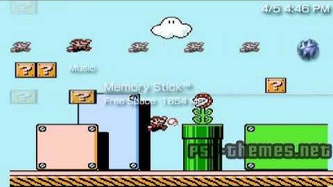 PSP Theme Mario!! PSP-Themes.NET