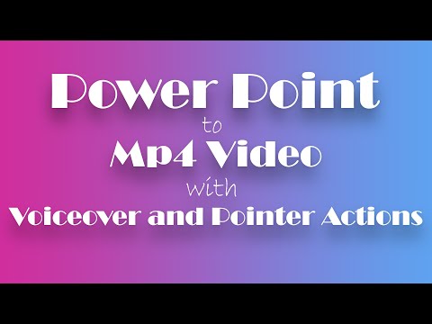 How to convert PPT/PPTX Slide Show to MP4 video with voice over narration without any extra software