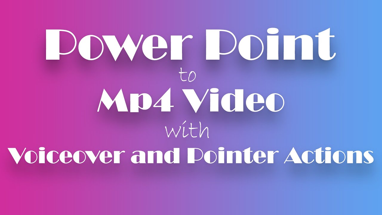 powerpoint presentation video mp4