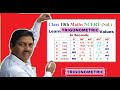 एक बार समझ ली तो | Trigonometric Values in Seconds | How to Find | त्रिकोणमितीय मान क्षण भर में 