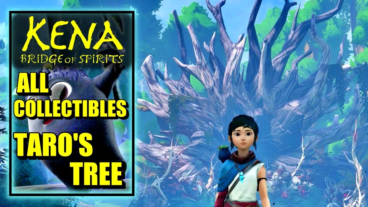 Kena Bridge of Spirits - All Collectibles Taro’s tree - Rot, Hats, Flower Shrine & Meditation Spot
